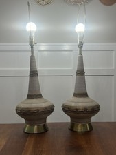 Atomic Genie Lamps Stamped Quartite Creative Corp ‘59 Brand MCM Ceramic Atomic picture