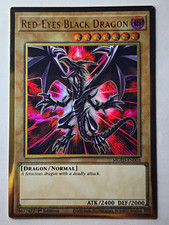 Konami Yu-Gi-Oh Red-Eyes Black Dragon MGED-EN003 Prem Gold Rare Holo 1st picture