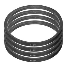 4pcs A19 or 4L210 Classic Wrapped Rubber V-Belt, 19