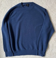 J.Crew Men's Textured Knit Crewneck  Sweater | Color: Blue | Size: Medium picture