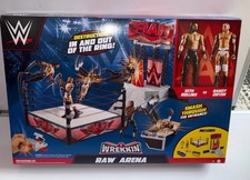WWE Wrekkin Raw Arena Ring Playset Seth Rollins vs Randy Orton ON SALE picture