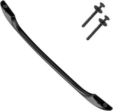 Black Handle Compatible with Frigidaire Kenmore Wall 5304458312 with 2 Screws picture