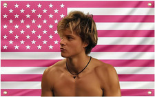 JJ Maybank Flag,3 X 5FT Jj Pink American Flag Tapestry | Jj Maybank Funny picture