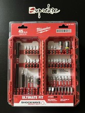 Milwaukee SHOCKWAVE Impact Duty Alloy Steel Driver Bit Set of 45 Pcs 48-32-4023 picture