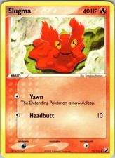 Slugma 73/115 Common Unseen Forces Pokemon Heavily Played picture
