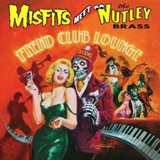 MISFITS Meet The Brass BANNER HUGE 4X4 Ft Fabric Tapestry Flag album cover picture