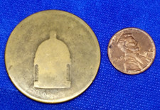 Large-Brass? Medal/Token 38mm-Unknown origin-Make Offer picture