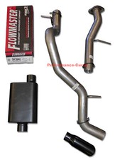 Fits 01-06 Tahoe Yukon Mandrel Bent Exhaust w/ Flowmaster Super 44 Muffler picture