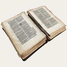 1595 Bishops' Bible Page - An Old Testament Leaf - Select Your Passage picture