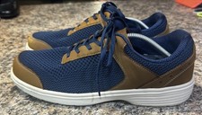 Orthofeet Tabor Mens Size 12 D Blue Orthopedic Comfort Sneakers Shoes Walking picture