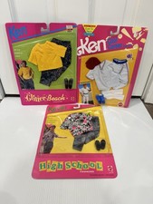 Vintage Ken Kevin Fashion Lot 1991 1992 Glitter Beach Cool Career High School picture
