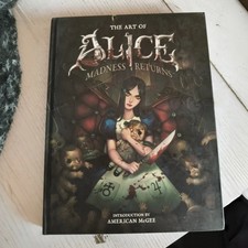official The Art of Alice Madness Returns Art Book with Illustrations English picture