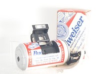 UNUSED IN BOX  BUDWEISER BEER CAN SHAPE VINTAGE FILM CAMERA IDEAL CHRISTMAS GIFT picture