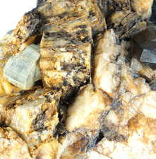 Fluorapatite, Orthoclase & Smoky Quartz Lake Boga Victoria Australia (EA11416) picture