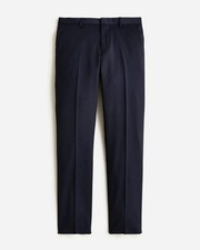 $148 J. Crew Mens Bowery Slim Pant Classic Navy Blue Wool Blend J6061 32/32 NWT picture
