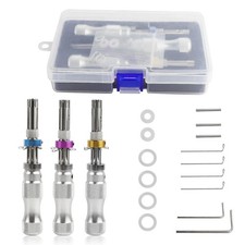 3PCS Tubular 7 Pins Tool Stainless Adjustable Tool 7MM 7.5MM 7.8MM 3 Inner Rods picture