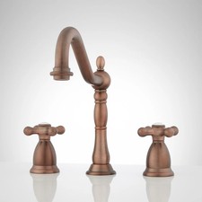 Signature Hardware RL-818MSMC-ORB-LEAD FREE Victorian Gooseneck Lavatory Faucet picture