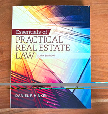 Essentials of Practical Real Estate Law 6th Edition Textbook by Daniel F. Hinkel picture
