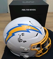 Oronde Gadsden II Signed Los Angeles Chargers Midi Helmet Fanatics Authentic NFL picture