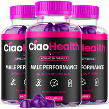 Ciao Health Male Performance Gummies Advanced Vitamin Supplement 180 Gummies picture