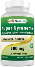 Best Naturals Super Gymnema Sylvestre 500 mg 120 Vegetarian Capsules picture