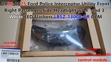 20-25 Ford Police Interceptor Utility Passenger Side LED Headlight LB5Z-13008-CR picture