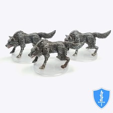 Wolf x3 - Icewind Dale Rime of Frostmaiden #20 D&D Miniature picture