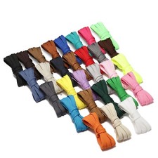 Double Layers Flat Shoe Laces Strings for Boots Sneakers Athletic Tennis Shoes picture