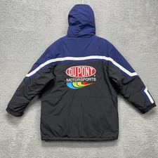 Jeff Gordon DuPont Motorsports Jacket Mens XL Blue Black NASCAR Racing Chase picture