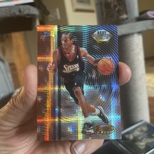1997-98 Bowman's Best - Best Techniques Allen Iverson #T9 Atomic Refractor picture