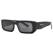 Prada Dark Grey Rectangular Men's Sunglasses PR 06YS 09Q5S0 53 PR 06YS 09Q5S0 53 picture