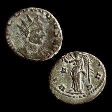 Claudius II Gothicus AR Antoninianus 268-270 AD Rome Victory Roman Silver Coin picture
