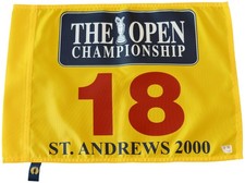 Official 2000 The British Open Championship 129th St Andrews Golf Pin Flag 🔥 ⛳️ picture