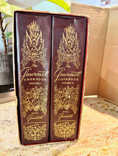 The Gourmet Cookbook Vol I & II Box Set Hardcover First Printing 1950 picture