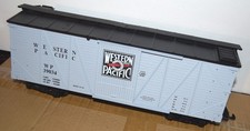Western Pacific Railroad WP Outside Braced Box Car Charles Ro/USA G Scale Train picture