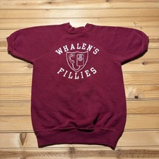 Vintage 60s Whalen's Fillies Neat Short Sleeve Pullover Sweatshirt - Youth Small picture