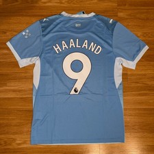Manchester City Haaland Mens Jersey Blue 26 27 Jersey picture