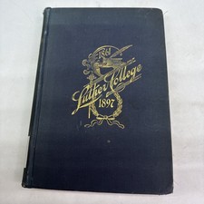 1861-1897 Luther College Book Printed in Decorah Iowa in 1897 in DANISH picture