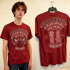 Bob Seger Detroit’s Finest Never Forgets Tour 2sides T-shirt S to 5XL picture