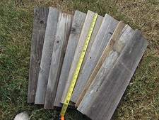 Reclaimed Old Fence Wood Boards - 4 Fence Boards  24