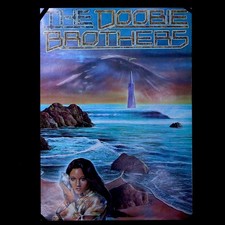 THE DOOBIE BROTHERS 1977 Fault Line Record Store Promo Poster 23x34” picture