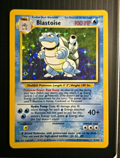 Pokemon TCG Blastoise 2/102 Base Set Holo Rare Unlimited 1999 English picture