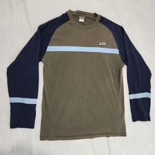 CAFFEINE Long Sleeved T-Shirt SIZE L vintage rave records skater green 2000 Y2K picture