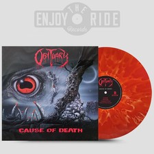 Obituary Cause of Death Vinyl Record Ruby Ghost Limited to 300 NOT Morbid Angel picture