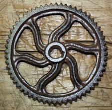 Cast Iron Industrial GEAR SPROCKET Lamp Base STEAMPUNK 6