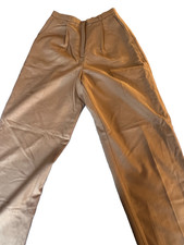 Vintage Worthington Womens 100% Pure New Wool Trousers Size 6 Camel Tan  picture