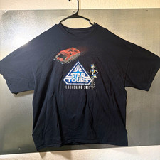 147 Disney Star Tours Cast Member Exclusive Collection T-Shirt 2011 vintage picture