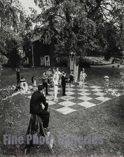 1956/76 Vintage MARCEL DUCHAMP Seating In A Tree PHILIPPE HALSMAN Duotone Photo picture
