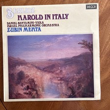 Berlioz Harold In Italy Zubin Mehta DECCA SXL 6732 Vinyl Is VG+ picture
