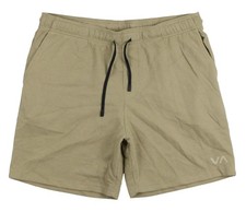 RVCA C-Able Waffle Knit Hybrid Shorts sz S Small Khaki Tan picture